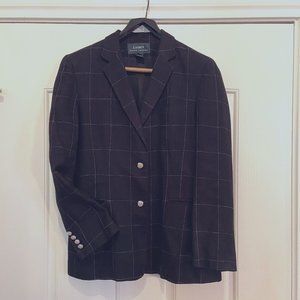 Lauren Ralph Lauren Windowpane School Boy Blazer